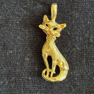 Vintage Cat Pendant